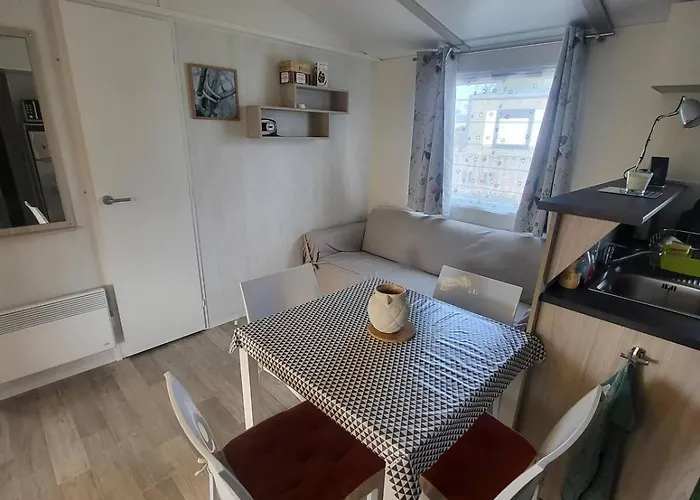 Mobil-home Montmartin-sur-mer Kamp alanı Hauteville-sur-Mer